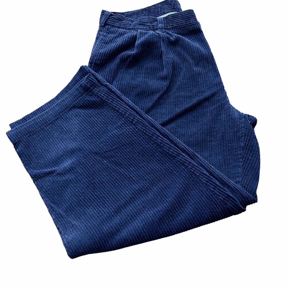 Vintage Men’s Tahoe River Outfitters Wale Corduroy 32 Waist Navy Blue